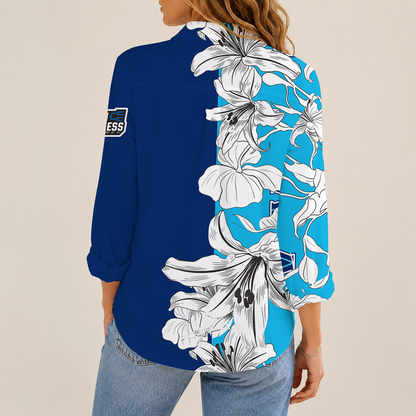 [SLAM DUNK DEAL] NEW CUSTOMIZED NCAA MAM24 VIW VILLANOVA WILDCATS STRAPPY WOMEN CASUAL SHIRT