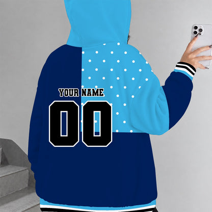 [SLAM DUNK DEAL] NEW CUSTOMIZED NCAA MAM24 VIW VILLANOVA WILDCATS STRAPPY ZIP HOODIE