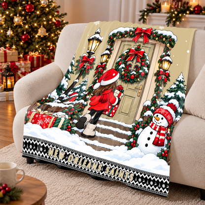 [TOUCHDOWN DEAL] NEW CUSTOMIZED NFL24 NOS THE SAINTS FLEECE BLANKET