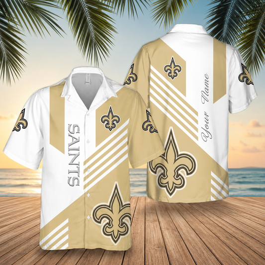 [TOUCHDOWN DEAL] NEW CUSTOMIZED NFL24 NOS NEW ORLEANS SAINTS UNISEX HAWAIIAN SHIRT