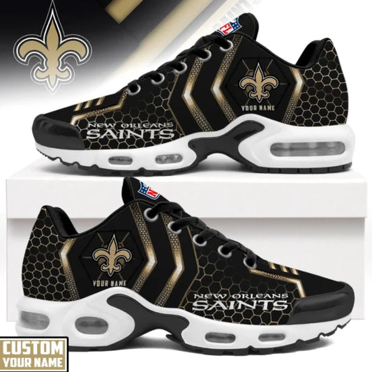 [TOUCHDOWN DEAL] NEW CUSTOMIZED NFL24 NOS NEW ORLEANS SAINTS AIR MAX PLUS SNEAKERS
