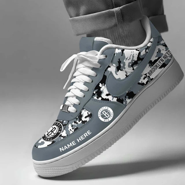 [SLAM DUNK DEAL] NEW CUSTOMIZED NBA25 BNE BROOKLYN NETS AF1 SHOES