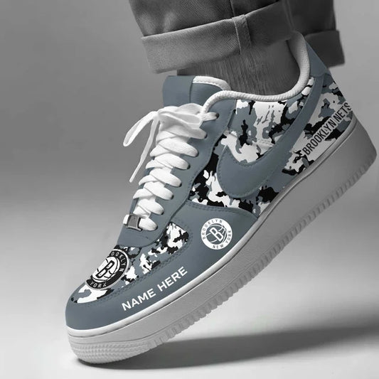 [SLAM DUNK DEAL] NEW CUSTOMIZED NBA25 BNE BROOKLYN NETS AF1 SHOES