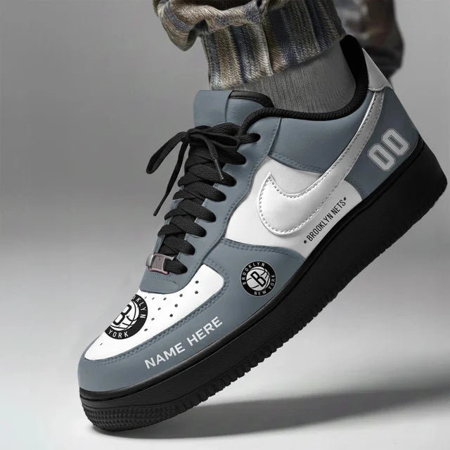 [SLAM DUNK DEAL] NEW CUSTOMIZED NBA25 BNE BROOKLYN NETS AF1 SHOES
