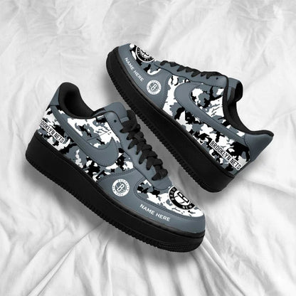 [SLAM DUNK DEAL] NEW CUSTOMIZED NBA25 BNE BROOKLYN NETS AF1 SHOES