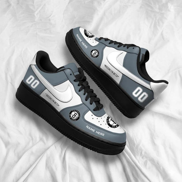 [SLAM DUNK DEAL] NEW CUSTOMIZED NBA25 BNE BROOKLYN NETS AF1 SHOES