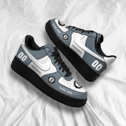 [SLAM DUNK DEAL] NEW CUSTOMIZED NBA25 BNE BROOKLYN NETS AF1 SHOES