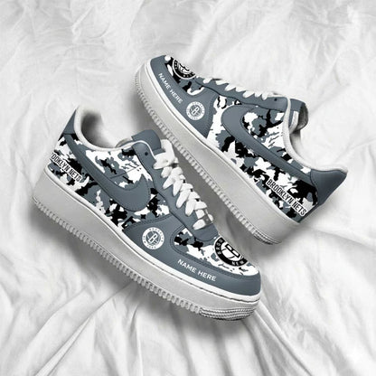 [SLAM DUNK DEAL] NEW CUSTOMIZED NBA25 BNE BROOKLYN NETS AF1 SHOES
