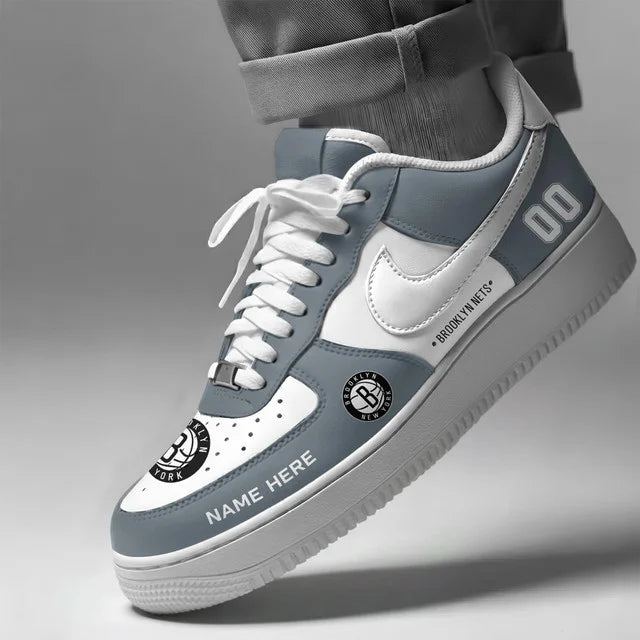[SLAM DUNK DEAL] NEW CUSTOMIZED NBA25 BNE BROOKLYN NETS AF1 SHOES