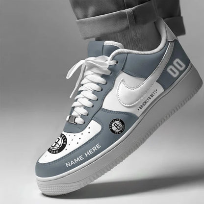 [SLAM DUNK DEAL] NEW CUSTOMIZED NBA25 BNE BROOKLYN NETS AF1 SHOES