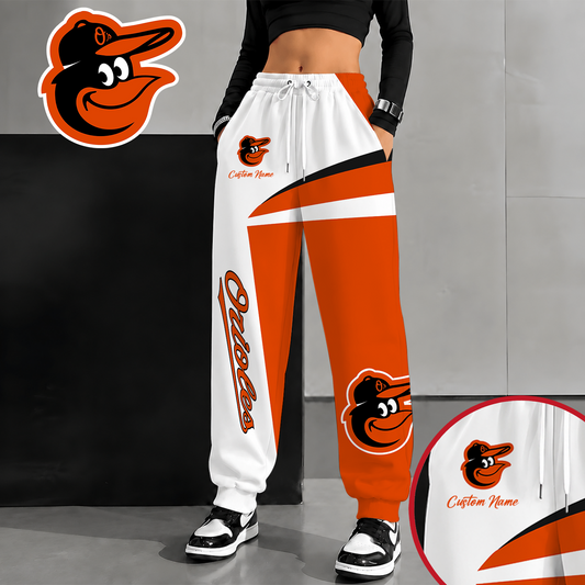 [HOMERUN DEAL] NEW CUSTOMIZED MLB25 BOS BALTIMORE ORIOLES SWEATPANTS
