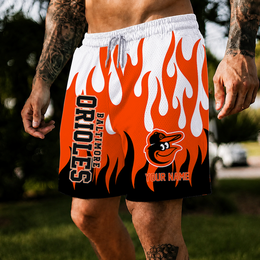 [HOMERUN DEAL] NEW CUSTOMIZED MLB25 BOS BALTIMORE ORIOLES SHORT PANTS