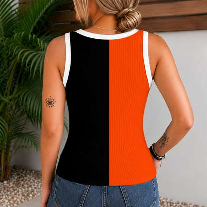 [HOMERUN DEAL] NEW CUSTOMIZED MLB25 BOS BALTIMORE ORIOLES WOMEN'S V-NECK TANK TOP