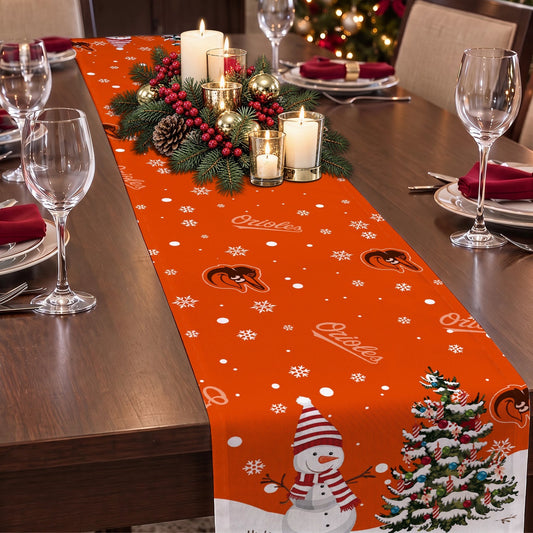 [HOMERUN DEAL] NEW CUSTOMIZED MLB25 BOS BALTIMORE ORIOLES TABLE RUNNER