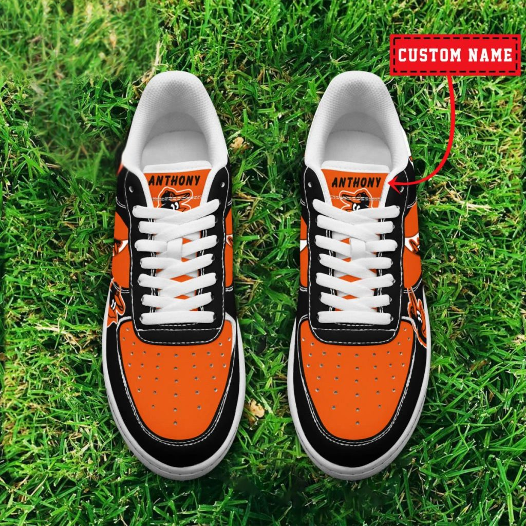 [HOMERUN DEAL] NEW CUSTOMIZED MLB25 BOS BALTIMORE ORIOLES AF1 SHOES