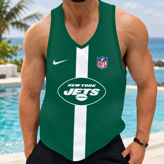 [TOUCHDOWN DEAL] NEW CUSTOMIZED NFL25 NYJ NEW YORK JETS UNISEX TANK TOP