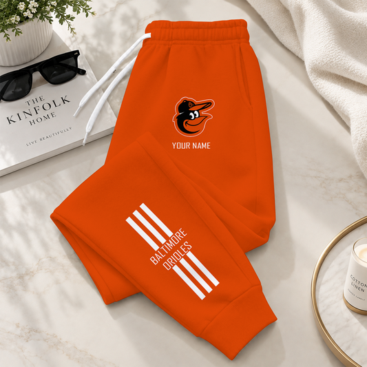 [HOMERUN DEAL] NEW CUSTOMIZED MLB25 BOS BALTIMORE ORIOLES SWEATPANTS