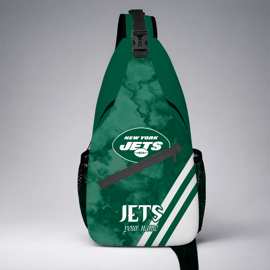 [TOUCHDOWN DEAL] NEW CUSTOMIZED NFL25 NYJ NEW YORK JETS SLING BAG