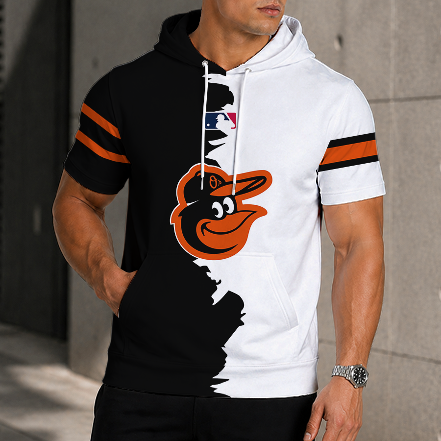 [HOMERUN DEAL] NEW CUSTOMIZED MLB25 BOS BALTIMORE ORIOLES SHORT SLEEVE HOODIE