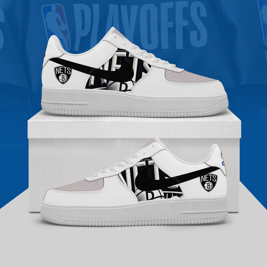 [SLAM DUNK DEAL] NEW CUSTOMIZED NBA25 BNE BROOKLYN NETS AF1 SHOES