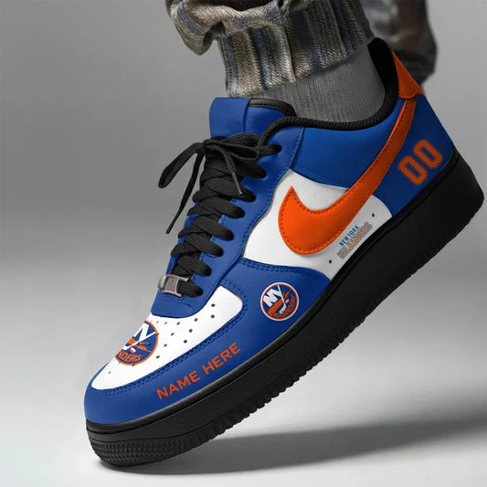 [PUCK DROP DEAL] NEW CUSTOMIZED NHL25 NYI NEW YORK ISLANDERS AF1 SHOES