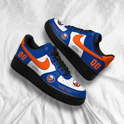 [PUCK DROP DEAL] NEW CUSTOMIZED NHL25 NYI NEW YORK ISLANDERS AF1 SHOES
