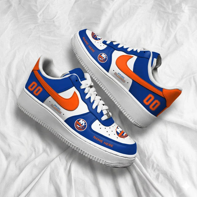 [PUCK DROP DEAL] NEW CUSTOMIZED NHL25 NYI NEW YORK ISLANDERS AF1 SHOES