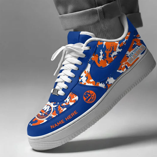 [PUCK DROP DEAL] NEW CUSTOMIZED NHL25 NYI NEW YORK ISLANDERS AF1 SHOES