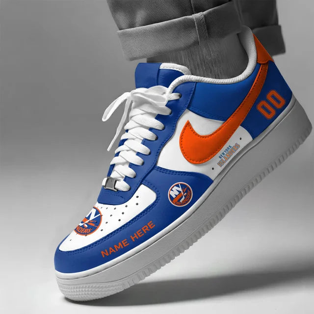 [PUCK DROP DEAL] NEW CUSTOMIZED NHL25 NYI NEW YORK ISLANDERS AF1 SHOES