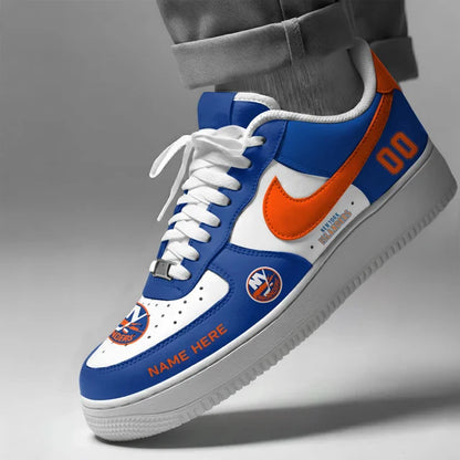 [PUCK DROP DEAL] NEW CUSTOMIZED NHL25 NYI NEW YORK ISLANDERS AF1 SHOES