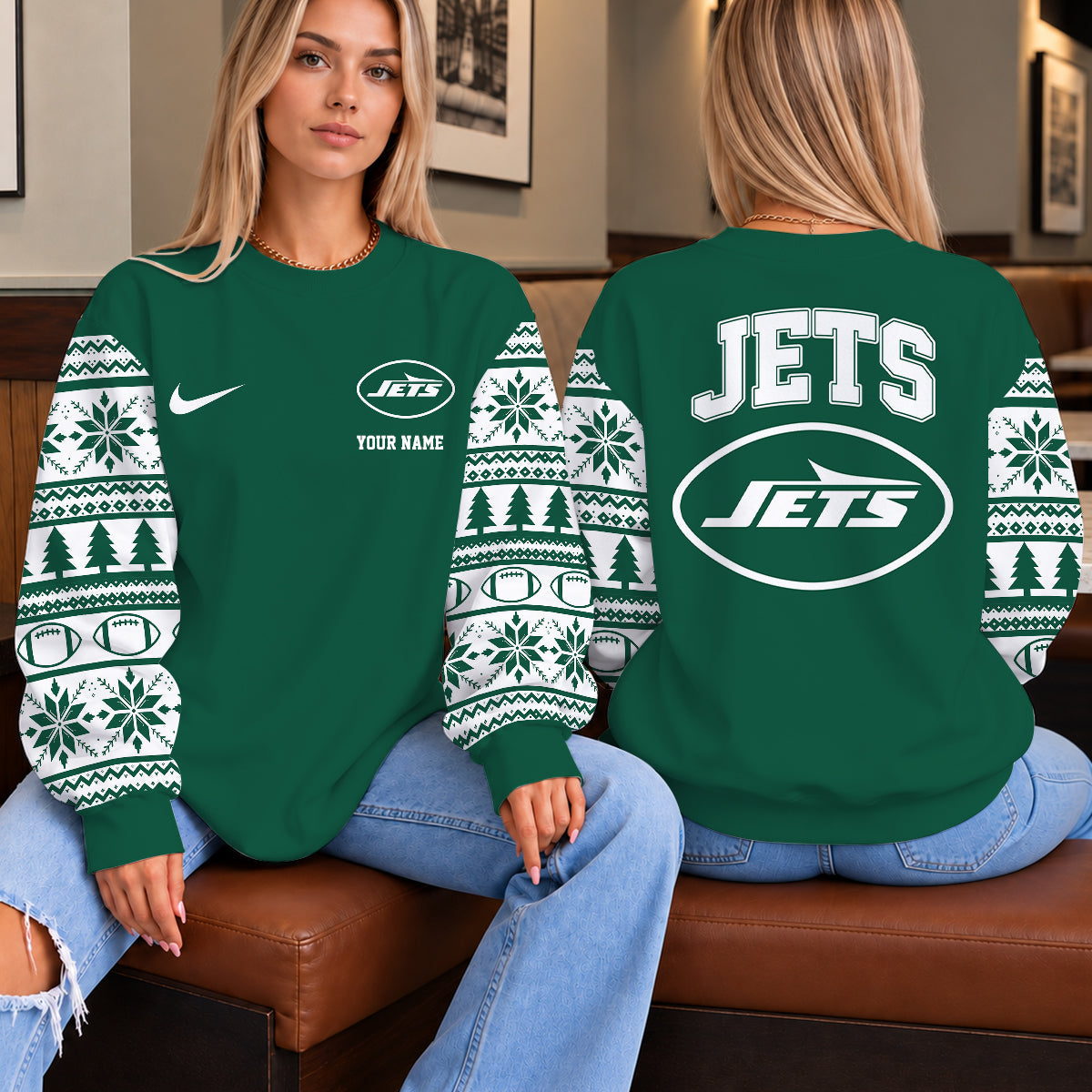 [TOUCHDOWN DEAL] NEW CUSTOMIZED NFL25 NYJ THE JETS UNISEX SWEATSHIRT