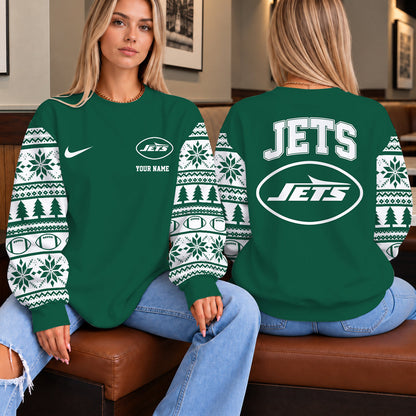 [TOUCHDOWN DEAL] NEW CUSTOMIZED NFL25 NYJ THE JETS UNISEX SWEATSHIRT