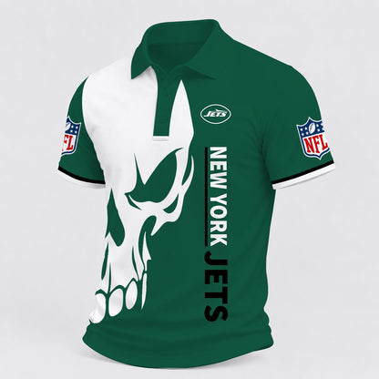 [TOUCHDOWN DEAL] NEW CUSTOMIZED NFL25 NYJ NEW YORK JETS POLO SHIRT