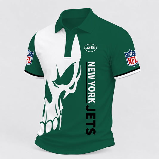 [TOUCHDOWN DEAL] NEW CUSTOMIZED NFL25 NYJ NEW YORK JETS POLO SHIRT
