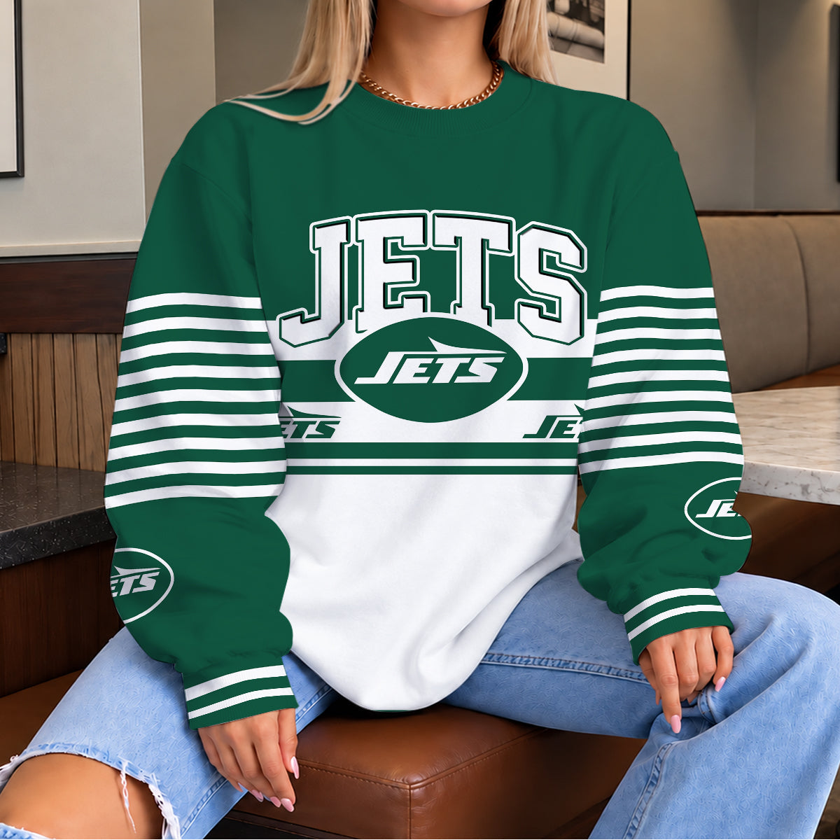 [TOUCHDOWN DEAL] NEW CUSTOMIZED NFL25 NYJ THE JETS UNISEX SWEATSHIRT