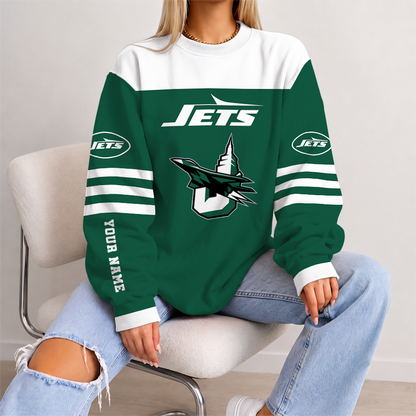 [TOUCHDOWN DEAL] NEW CUSTOMIZED NFL25 NYJ NEW YORK JETS UNISEX SWEATSHIRT