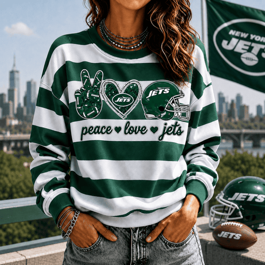 [TOUCHDOWN DEAL] NEW CUSTOMIZED NFL25 NYJ NEW YORK JETS UNISEX SWEATSHIRT