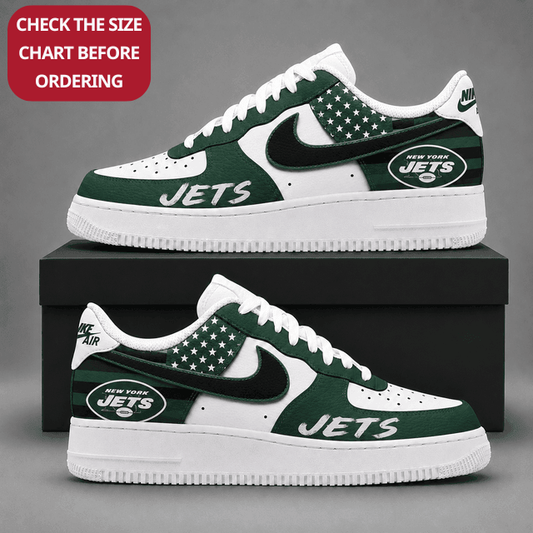 [TOUCHDOWN DEAL] NEW CUSTOMIZED NFL25 NYJ NEW YORK JETS AF1 SHOES