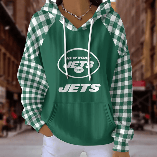 [TOUCHDOWN DEAL] NEW CUSTOMIZED NFL25 NYJ NEW YORK JETS RIBBED HOODIE & SWEATSHIRT