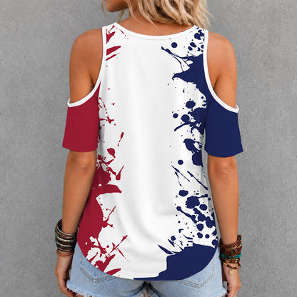 [GOAL DEAL] NEW CUSTOMIZED MLS25 RSL REAL SALT LAKE CRISS CROSS V-NECK TOP