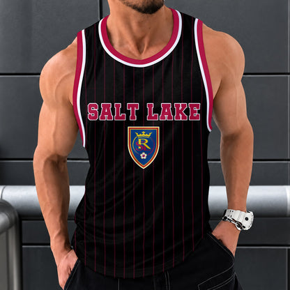 [GOAL DEAL] NEW CUSTOMIZED MLS25 RSL REAL SALT LAKE UNISEX TANK TOP