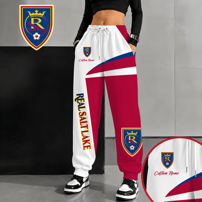 [GOAL DEAL] NEW CUSTOMIZED MLS25 RSL REAL SALT LAKE SWEATPANTS