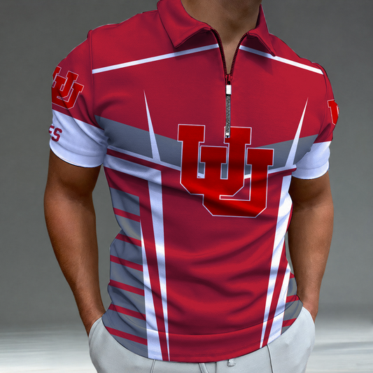 [TOUCHDOWN DEAL] NEW CUSTOMIZED NCAA FBS25 UTU UTAH UTES POLO SHIRT