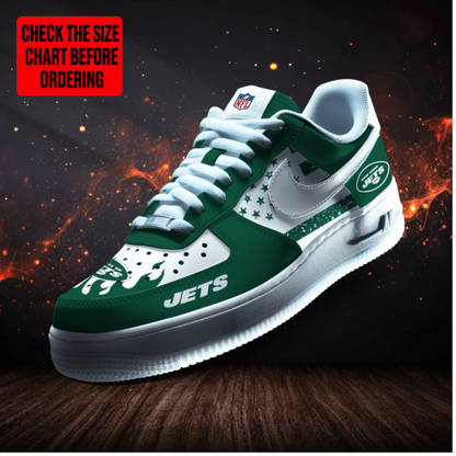[TOUCHDOWN DEAL] NEW CUSTOMIZED NFL25 NYJ NEW YORK JETS AF1 SNEAKERS