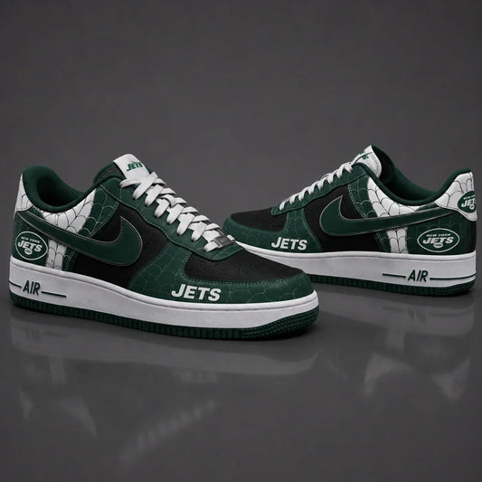 [TOUCHDOWN DEAL] NEW CUSTOMIZED NFL25 NYJ NEW YORK JETS x SPIDER AF1 SHOES