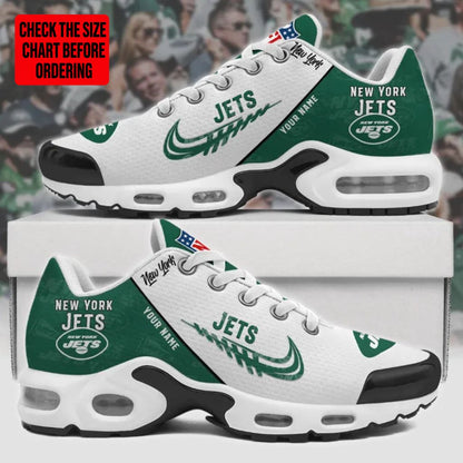 [TOUCHDOWN DEAL] NEW CUSTOMIZED NFL25 NYJ NEW YORK JETS AIR MAX PLUS SNEAKERS