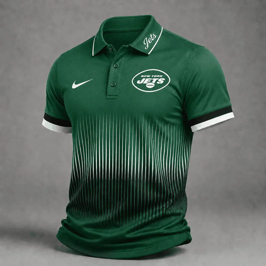 [TOUCHDOWN DEAL] NEW CUSTOMIZED NFL25 NYJ NEW YORK JETS POLO SHIRT