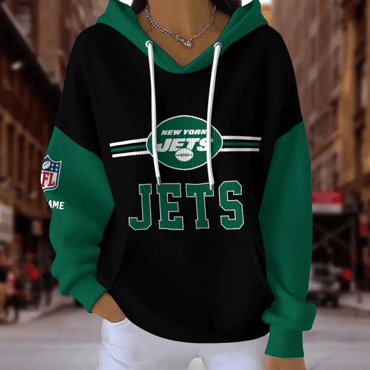 [TOUCHDOWN DEAL] NEW CUSTOMIZED NFL25 NYJ NEW YORK JETS RIBBED HOODIE & SWEATSHIRT
