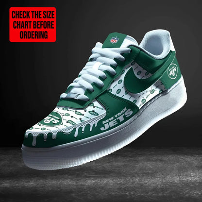 [TOUCHDOWN DEAL] NEW CUSTOMIZED NFL25 NYJ NEW YORK JETS AF1 SHOES