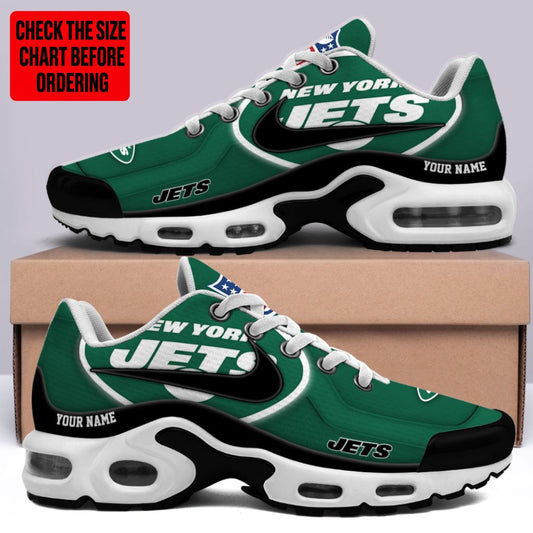 [TOUCHDOWN DEAL] NEW CUSTOMIZED NFL25 NYJ NEW YORK JETS AIR MAX PLUS SNEAKERS